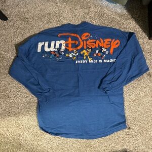 Blue Run Disney Long Sleeve Shirt